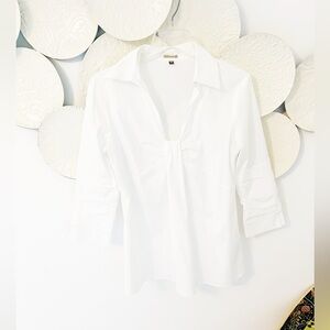 Medium Adrienne Vittadini Cotton Blouse